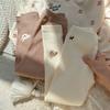 Leggings de primavera y otoño para mujer y niño, estilo occidental, personalizados, de marca de moda, estilo coreano, con dibujos animados bordados, pantalones elásticos con tiras en las axilas.
