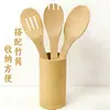 Conjunto de utensílios de cozinha para atacado, pá colher de bambu, espátula para frigideira antiaderente, espátula de bambu, utensílios de cozinha