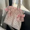 Bolso bandolera floral grande de estilo japonés para niñas, adecuado para ir al trabajo, salidas diarias y compras