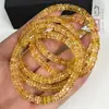 Pulseira com Fio Único de Contas Redondas Facetadas de Citrino Amarelo Natural Brasileiro Acessórios Originais DIY Fio de Contas Artesanal Contas Soltas Contas Espaçadoras
