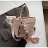 Bolso Cubo de Tela Estilo Nuevo Primavera 2026 para Mujer, Bolso de Mano Casual y Versátil para el Trabajo, Diseño de Nicho, Bolso Cruzado de Gama Alta