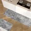 Alfombrilla de cocina absorbente de barro de diatomeas de mármol de lujo ligero, absorbente de aceite, antideslizante, resistente a las manchas, alfombrilla de suelo larga, secado rápido, resistente al desgaste, felpudo
