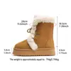 Botas de Nieve para Mujer Otoño e Invierno 2025 con Forro de Felpa, Suela Engrosada, Aumentadoras de Altura, Piel y Piel Integradas, Zapatos de Algodón del Noreste, Botas Cálidas Peludas