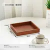 Caja de Joyería de Madera Maciza para Artículos Varios de Escritorio Rectangular Bandeja de Madera Almacenamiento de Cosméticos para Dormitorio Caja de Madera con Tapa Deslizante
