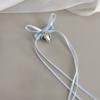 Nicho Nuevo Llegada Lazo Cinta Colgante de Amor Horquilla Estilo Ballet Encaje Francés con Cordones Banda para el Cabello Tocado