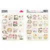 100 Piezas de Pegatinas Kawaii Estilo Ins de Animales Pequeños, Decoración Personalizada tipo Graffiti para Teléfonos Móviles, Patinetas, Botellas de Agua, Pegatinas Creativas al por Mayor