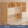 Estante de Almacenamiento de Escritorio, Estantería de Escritorio, Estante de Almacenamiento para Escritorio de Estudiante, Librero Pequeño Vertical de Múltiples Niveles, Estación de Trabajo de Oficina