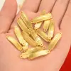 Accesorios dorados DIY franceses antiguos Accesorios de oro de arena de Vietnam Lazo de oro viejo Marca Tai Sui Hebilla doble colgante Materiales para joyería hecha a mano