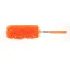 Plumero electrostático cruzado nuevo, flexible, telescópico, alargado, mini duster de fibra, herramienta de barrido de polvo con mango largo