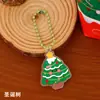 Colgante de Acrílico Souvenir de Navidad Bolsa Decoración de Árbol de Navidad Adorno Colgante Lindo Llavero de Dibujos Animados Regalo