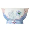 Taza de té de cerámica pintada a mano con diseño de mariposa y flor tipo ventana para uso doméstico, juego de té estilo erudito, taza de maestro, taza de té