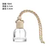 Pingente de Perfume para Carro no Carro Novo Frasco Frasco de Recarga de Perfume Pingente de Vidro Aromaterapia Frasco Vazio Pendurado Fragrância Atacado