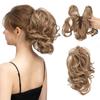 Clip para Peluca Transfronterizo Cola de Caballo Corta Ajustable Cabello Rizado Esponjoso Natural Trenza Peluca Fabricante de Cabello Comercio Exterior