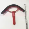 Novo Pente para Cavalo com 6 Anéis, Escova para Cavalo, Conjunto de Limpeza para Cavalo, Raspador de Suor para Cavalo, Escova para Cascos, Kit de Higiene para Cavalo, Suprimentos para Estábulo Equestre