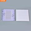 Tarjeta Base para Pestañas Compacta Papel Recubierto Etiqueta Autoadhesiva Plata Caliente Papel Tarjeta para Empaque de Pestañas Nueva Tarjeta de Papel Compacta para Pestañas Postizas