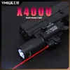 Lanterna Laser Infravermelha de Nylon Pendurável 2 em 1 Lanterna Brinquedo Laser Lanterna Tática G17 Glock