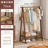Perchero de Pie para Dormitorio, Colgador de Ropa de Madera para el Hogar, Perchero Simple de Interior para Ropa y Sombreros, Estante de Almacenamiento