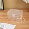 Caja de Almacenamiento para Esponjas de Maquillaje, Estuche para Polvera, Caja de Empaque para Diadema de Algodón para Maquillaje, Cubo Cuadrado de Alta Transparencia para Juguetes, Caja para Joyería, Caja para Piezas