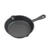 Sartén de Hierro Fundido Set de Sartenes Suministro Directo de Fábrica Sartén Redonda Sartén para Barbacoa al Aire Libre Sartén con Mango Único Camping Barbacoa