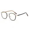 Armazón Retro para Gafas de Miopía Anti-Luz Azul para Mujer Nuevo Estilo K Ultra-Ligero Armazón Pequeño Redondo Aspecto Adelgazante Plano Armazón de Gafas Moderno