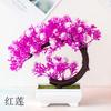 Flores Falsas Mini Plantas Verdes Simuladas Plantas Verdes en Maceta Decoración de Interior Flores Falsas Ins Decorativo Escritorio Flores Pequeñas en Maceta