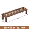 Estante para plantas de flores hecho de madera maciza, carbonizado, multicapa, para balcón, de pie, madera anticorrosión, apto para uso en interiores y exteriores, para colgar plantas verdes y macetas