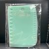 Raspador de crema de tres piezas, raspador de masa de plástico, raspador de corte para hornear, raspador de pasteles, herramienta de decoración