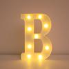 Venta caliente 26 luces de letras inglesas LED símbolo modelado luces digitales atmósfera de cumpleaños confesión propuesta luces de colores decorativas