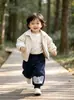 Pantalones de chándal lindos de pingüino y oso para niños, otoño e invierno, holgados, versátiles, deportivos, con parches de dibujos animados