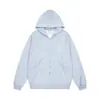 Sudadera con capucha a rayas estilo coreano con bordado de durazno, disponible para hombres y mujeres, nueva colección otoño 2026, estilo holgado y casual