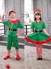 Roupas de Natal transfronteiriças para adultos e crianças, roupas pai-filho, Papai Noel, roupas de performance masculinas e femininas, roupas de performance, atacado