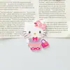 Dibujos Animados Sanrio Compras Acrílico Brillo Grabado DIY Imán para Nevera Accesorios Llavero Colgante Funda de Teléfono Bolsa