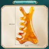 Peine de Masaje Multifuncional Cuatro en Uno de Resina Cabeza Raspadora de Pulpo Terapia Estirar Punto de Tendón Punto Cabeza de Tendón Peine de Meridianos