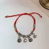 Nueva tobillera multicapa estilo deseo puro, tendencia de nicho de lujo ligero, tobillera simple y exquisita de lujo ligero de alta gama para mujer