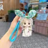 Tiara de Orelhas de Coelho Desenho Animado Boneca Loli Brinquedo de Pelúcia Mochila Chaveiro Pingente Chaveiro de Boneco de Pelúcia para Casal Decoração