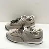 Zapatillas Deportivas Casuales Auténticas de Cuero Populares de Youmuni para Mujer 2025 Nuevo Otoño Temprano Planas Suela Suave Zapatos de Entrenamiento Agande para Mujer