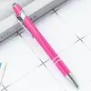 Bolígrafo de Metal Press Bolígrafo de Aluminio Bolígrafo Meiji Bolígrafo Táctil Capacitivo Bolígrafo para Pantalla Táctil de Escritura Bolígrafo de Regalo con Impresión de LOGOTIPO