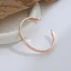 Temu Aliexpress Amazon Magnético Rojo Antiguo Cobre Cepillado Abierto Ajustable Pulsera Anillo Set de Pulseras
