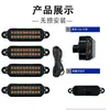 Luzes de Grade para Carro Novo Modelo 12V Pequenas Luzes Amarelas Modificadas Off-Road LED Luzes Diurnas Universal Escurecidas com Orelhas 18 Leds