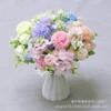 Estilo nórdico 5 cabezas estilo europeo colorida hortensia ins flor artificial arco de boda guía de carretera de mano decoración floral para el hogar