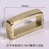 Mesón diámetro interior 11mm hebilla de anillo cinturón equipaje zapatos flor ropa hebilla de zapato hebilla de aguja accesorios fabricantes de metal recto