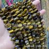 Olho de Tigre Amarelo contas de diamante lapidado contas soltas atacado acessórios de joias diy