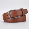 2026 Nuevo Estilo Cinturón Casual de Negocios para Hombre Cinturón de Cuero Wenzhou Cinturón Clásico Versátil Sencillo con Hebilla de Pin para Hombre