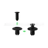 01553-0038U Clip Remache Tipo Empuje Hebilla Sujetador para Parachoques Guardabarros de Coche Nissan