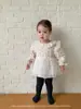Roupas Infantis Jenny 2026 Outono Macacão Vestido de Bebê Princesa Estilo Coreano Ins Macacão Floral Macacão para Meninas