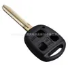 Adecuado para Toyota Control Remoto de Llave de Coche de 2 Botones Cáscara de Llave de Coche Recta Chip de Llave Toy43 2-Llave/3-Llave