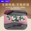 Almohada Eléctrica Calefactora de Hueso para Uso en Casa, Almohada de Tracción con Soporte para el Cuello de Compresa Caliente de Moxibustión, Vértebras Cervicales y de Hombro, Almohada de Ajenjo Extraíble y Lavable para Moxibustión Caliente