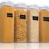 Los fabricantes producen y venden latas de cuatro piezas de cierre fácil, latas de almacenamiento de granos selladas, latas de almacenamiento de cocina a prueba de humedad para granos secos