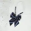 Flor Pluma Raíz Mango Largo Joker Escuela para Hjk Japonés Color Sólido Corbata de Moño Femenina Licencia Graduación Ropa Académica Rayado Estilo Campus