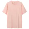 Camiseta de Algodón con Amoníaco Líquido 220g 10A Antibacteriana Hombro Normal para Hombre y Mujer, Oxígeno Helado Casual Cuello Redondo Color Sólido Repelente de Mosquitos de Ajenjo Manga Corta
